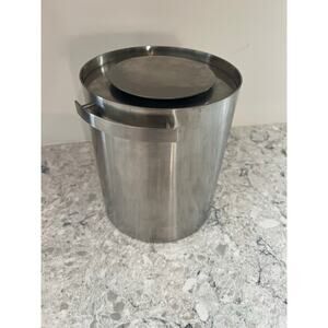 Vintage Stelton Cylinda Line Stainless Steel Ice Bucket Arne Jacobson Denmark JL